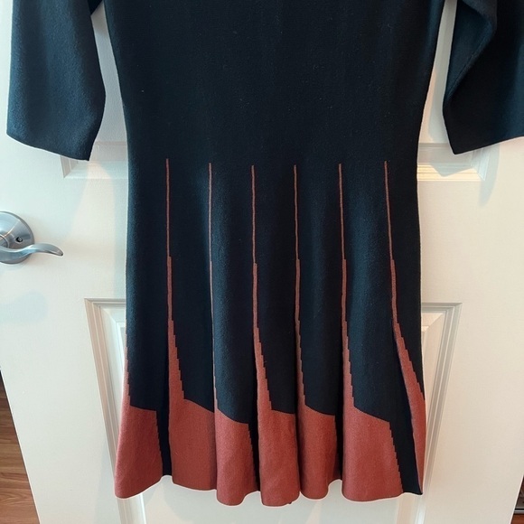 Peruvian Connection Parc Royal Pima Cotton Knit Fit & Flare Dress - Picture 10 of 15